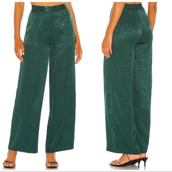 L*SPACE Harlow Wide Leg Pant in Ultramarine size 0 NWT - Picture 1 of 9